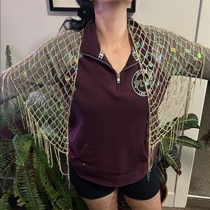 Iridescent Fishnet Shawl